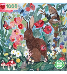 eeBoo - Puzzle 1000 pcs - Poppy Bunny (EPZTPBY)