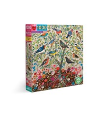 eeBoo - Puzzle - Puu laululintujen kanssa, 1000  kappaletta