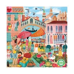 eeBoo - Puzzle 1000 pcs - Venice Open Market (EPZTVCE)