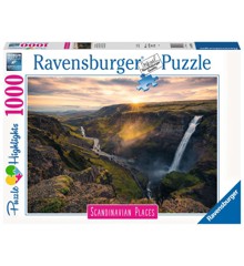 Ravensburger - Puzzle 1000 - Scandinavian Haifoss Iceland (10216738)