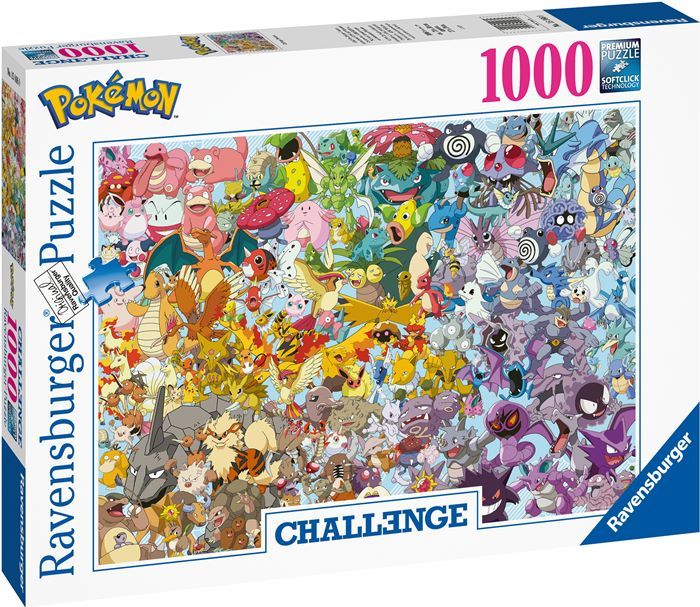 Ravensburger - Puzzle 1000 - Challenge - Pokémon (10215166)