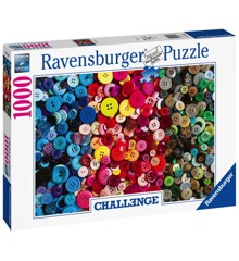 Ravensburger - Puzzle 1000 - Challenge - Buttons (10216563)