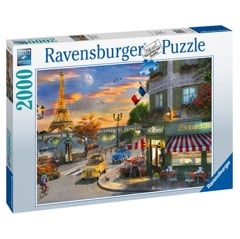 Ravensburger - Puslespil 2000p - Solnedgang i Paris