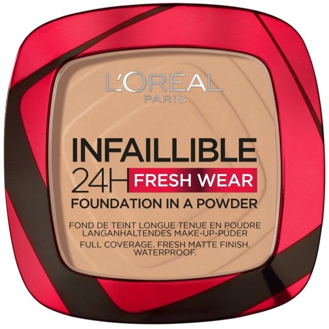 L'Oréal - Infaillible 24h Fresh Wear Powder Foundation - 140 Golden Beige