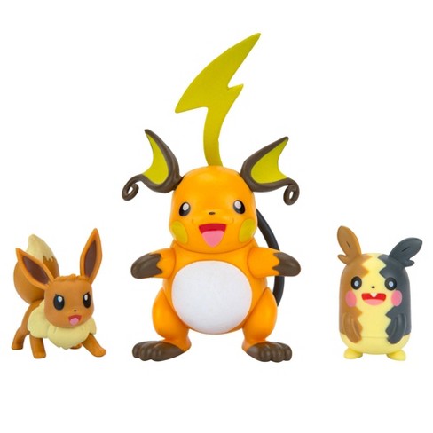 Pokemon - Battle Figure Set 3-Pack - Raichu, Morpeko & Eevee (PKW0177)