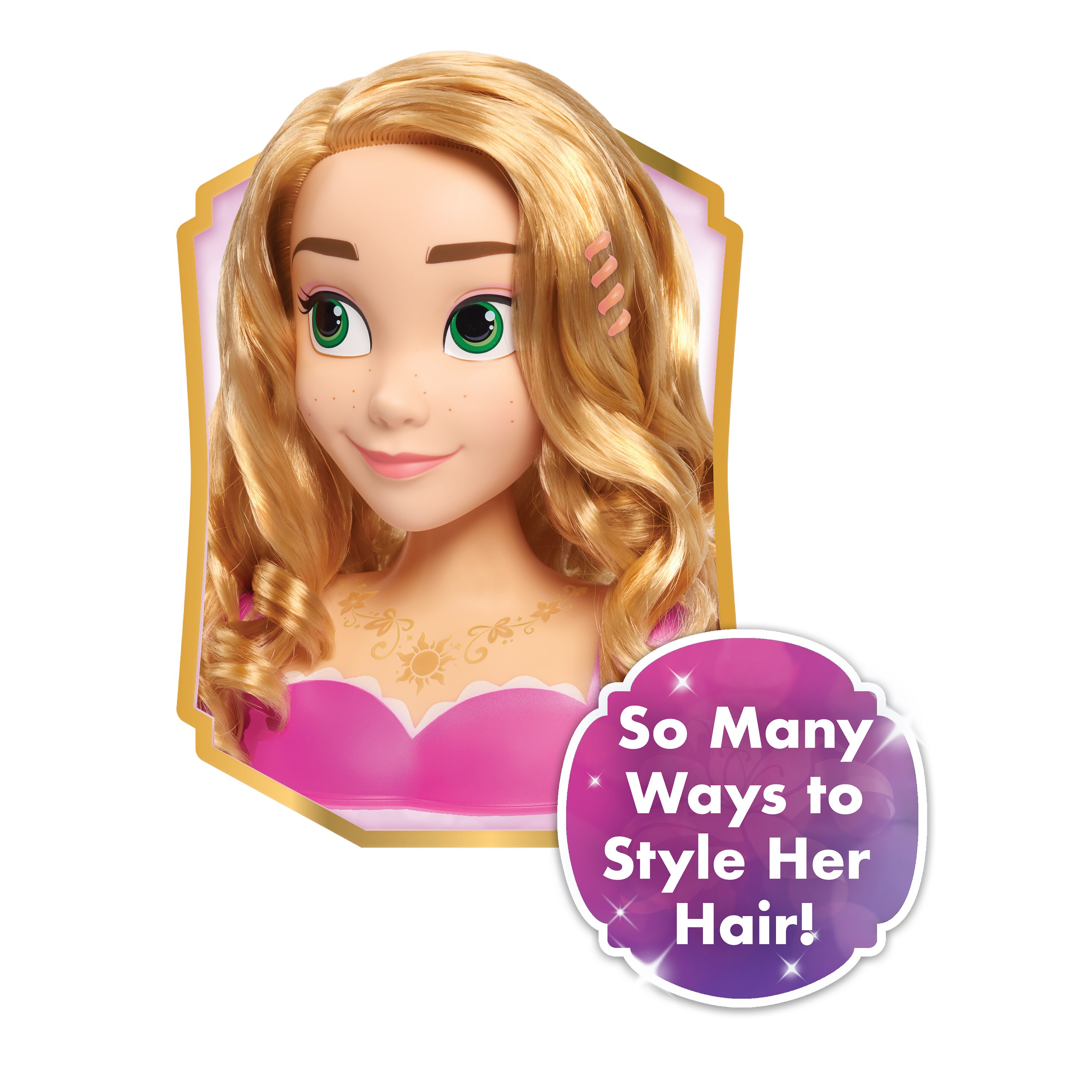 disney princess hair styling head