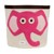 3 Sprouts - Opbevaringskurv - Pink Elephant thumbnail-1