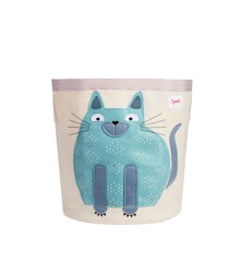 3 Sprouts - Storage Bin - Blue Cat