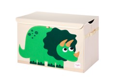 3 Sprouts - Opbevaringskasse - Green Dino