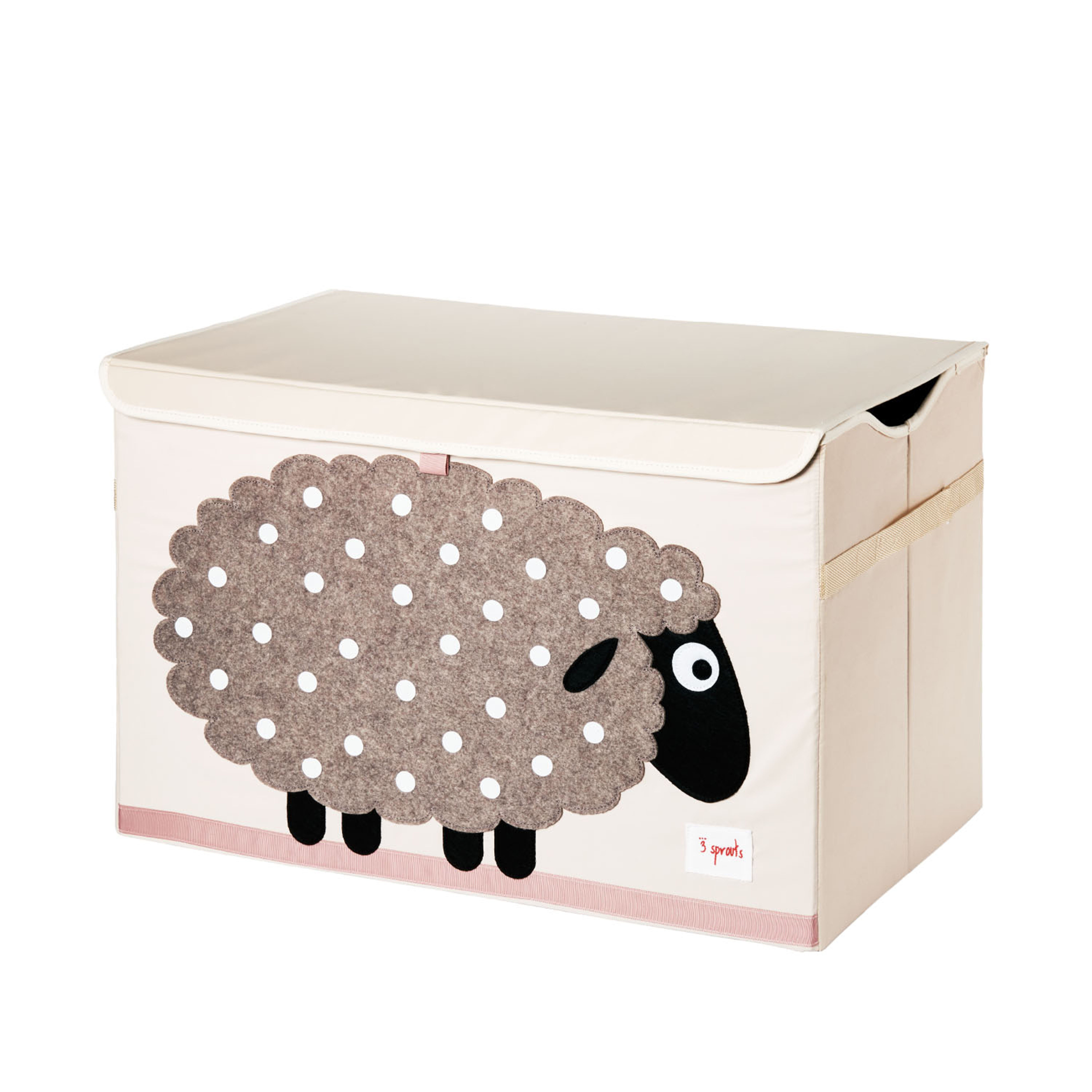 3 Sprouts - Toy Chest - Beige Sheep - Baby og barn