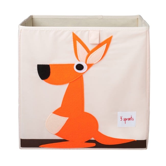 3 Sprouts - Storage Box - Orange Kangaroo