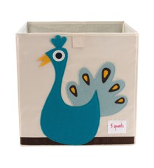 3 Sprouts - Storage Box - Blue Peacock