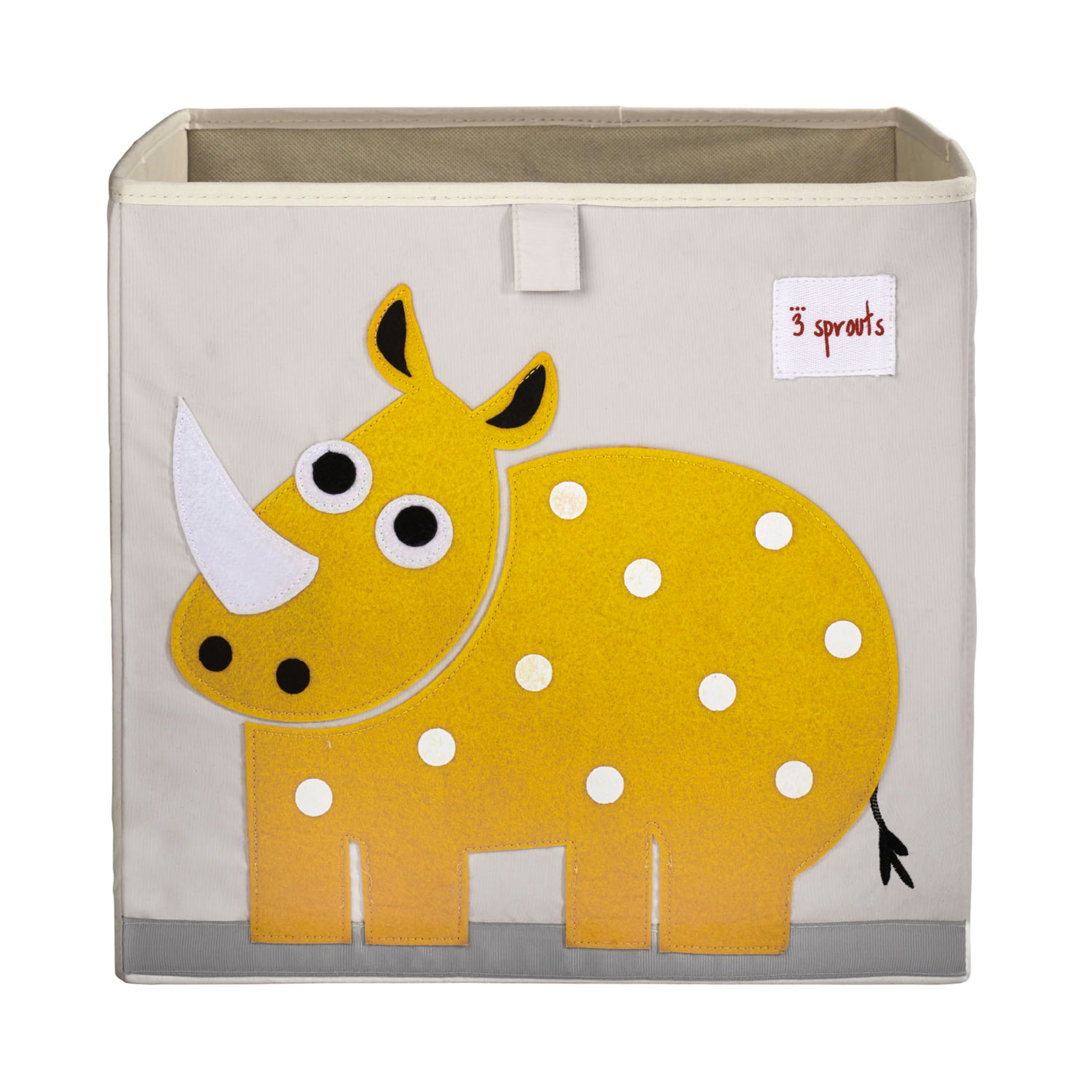 3 Sprouts - Storage Box - Yellow Rhino - Baby og barn