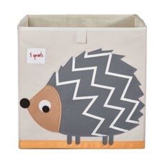 3 Sprouts - Storage Box - Gray hedgehog