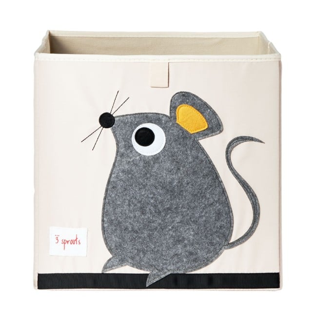 3 Sprouts - Storage Box - Gray Mouse