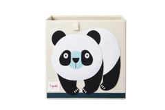 3 Sprouts - Storage Box - Black & White Panda