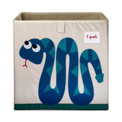 3 Sprouts - Storage Box - Blue Snake