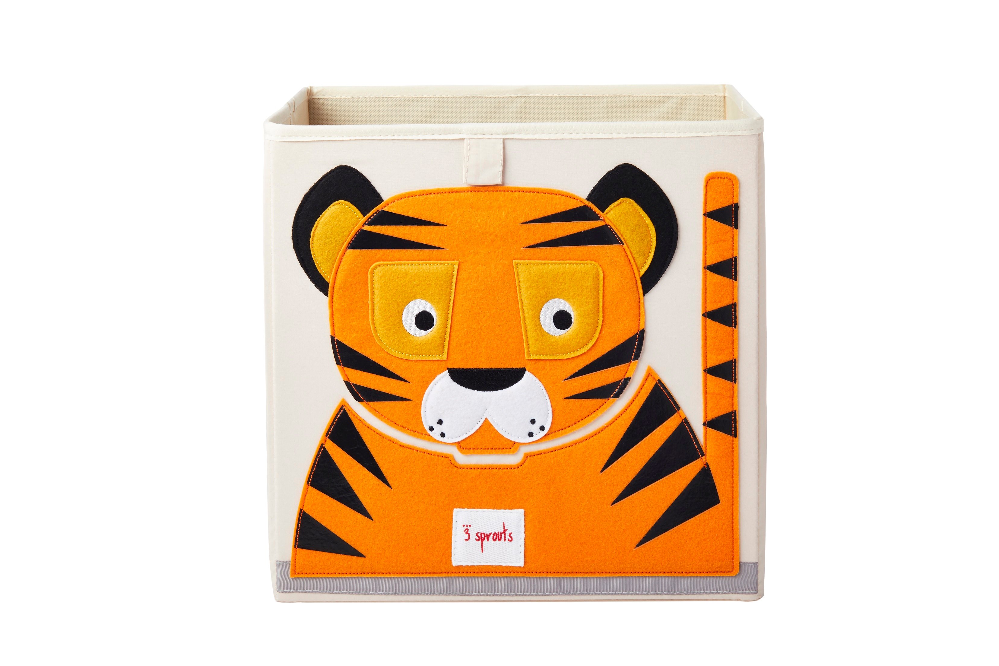 3 Sprouts - Storage Box - Orange Tiger