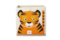 3 Sprouts - Storage Box - Orange Tiger