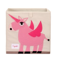 3 Sprouts - Storage Box - Pink Unicorn