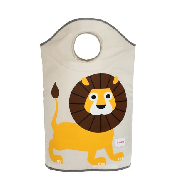 3 Sprouts - Laundry Hamper - Yellow Lion