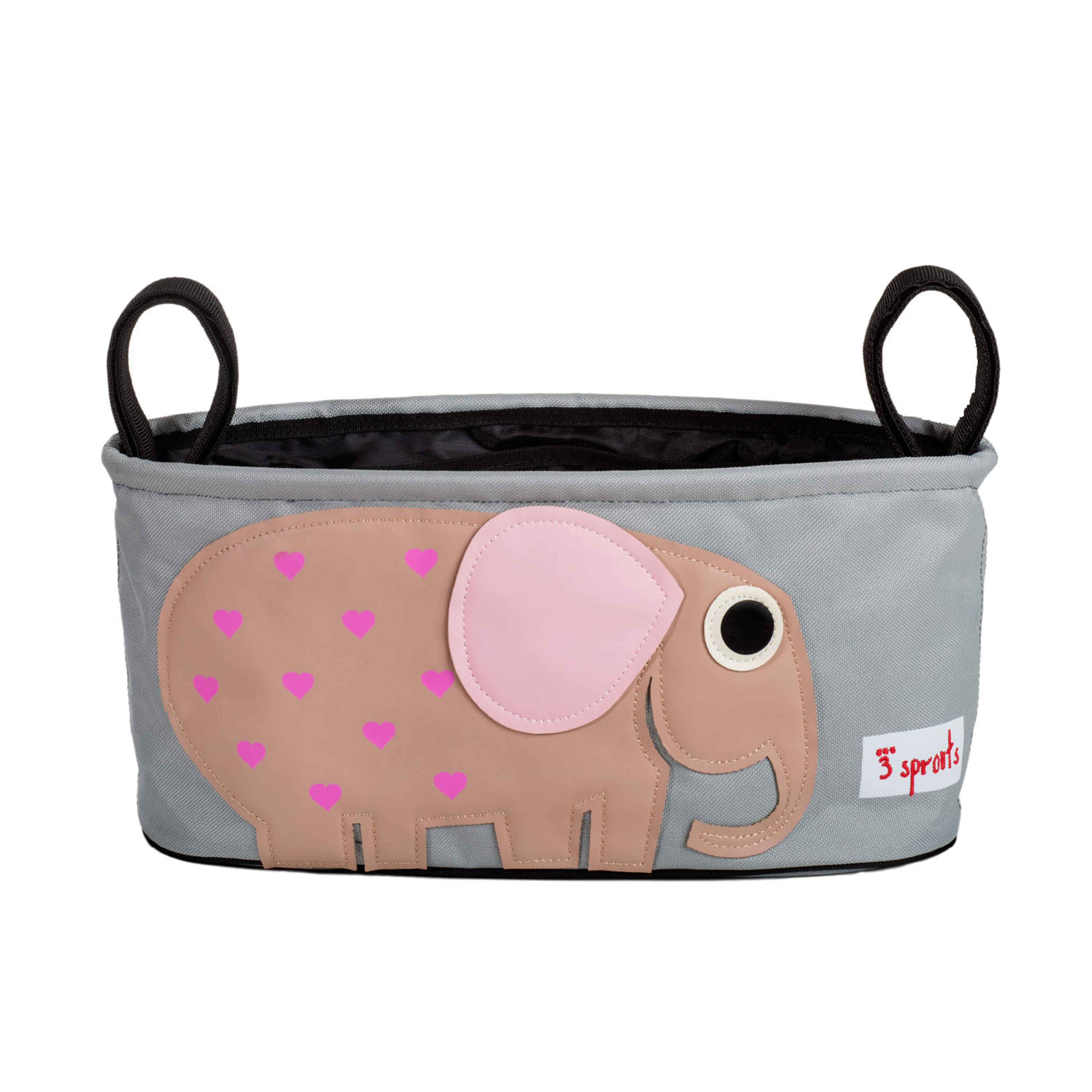 3 Sprouts - Stroller Organizer - Pink Elephant