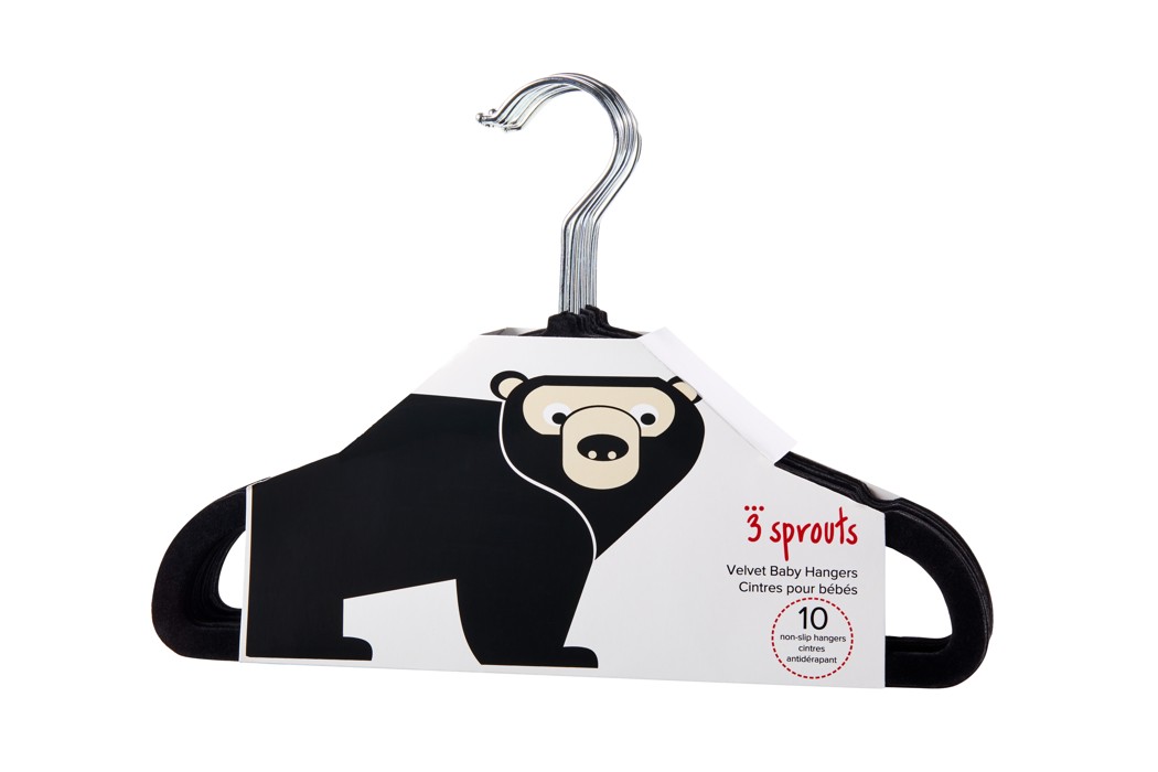 3 Sprouts - Hangers - Black Bear