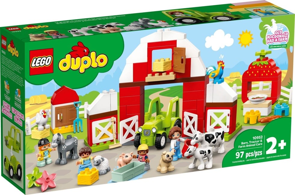 LEGO Duplo - Lade, traktor og pasning af bondegårdsdyr (10952)