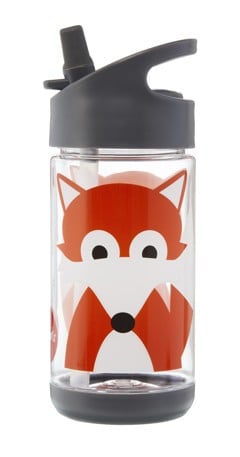 3 Sprouts - Water Bottle - Gray Fox