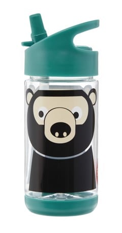 3 Sprouts - Water Bottle - Teal Bear