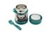 3 Sprouts - Stainless Steel Food Jar and Spork - Teal Bear thumbnail-3