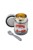 3 Sprouts - Stainless Steel Food Jar and Spork - Gray Fox thumbnail-3