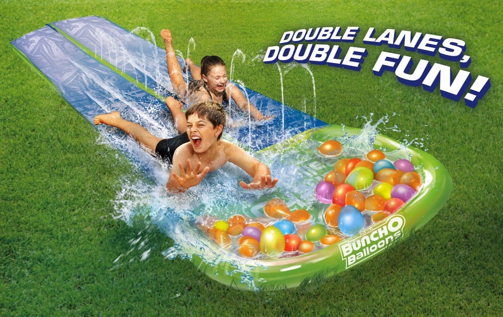 Bunch O balloons - Water Slide Double lane incl. 200 water balloons (60179)