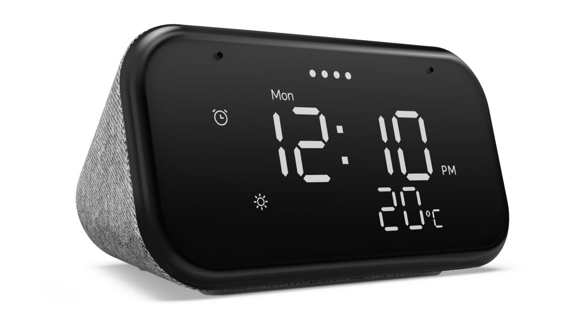 Lenovo - Smart Clock Essential med Google Assistent