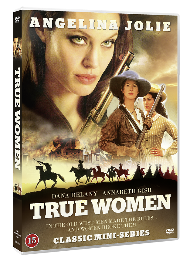 True Women (mini-series) DVD - starring Angelina Jolie, Dana Delany and Annabeth Gish - Filmer og TV-serier