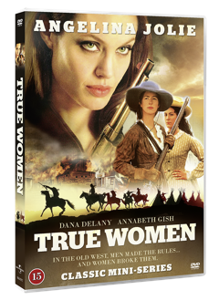 True Women WESTERN (mini-series) DVD - starring Angelina Jolie, Dana Delany and Annabeth Gish