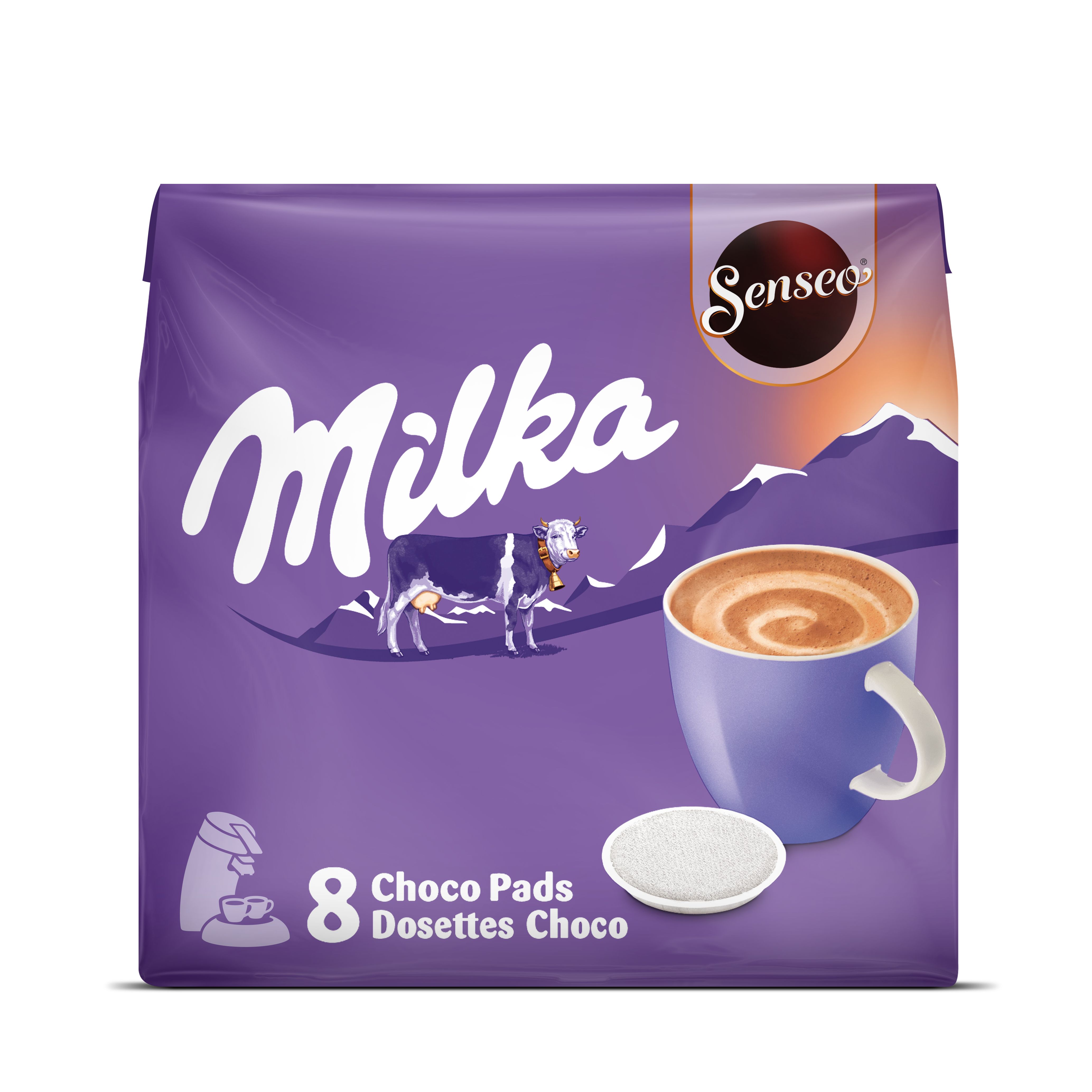 Senseo® Coffee Pads - Milka - 8 pcs - Mat og drikke