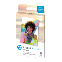 HP - Zink Paper For Sprocket Select 20 Pack 2,3x3,4"