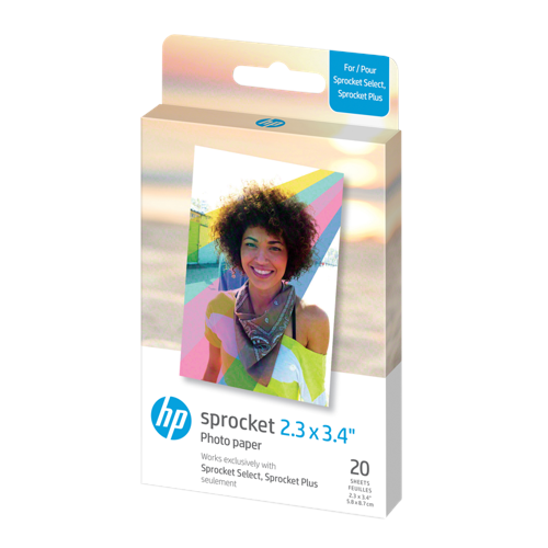 - Zink Paper For Sprocket Select 20 Pack 2,3x3,4"