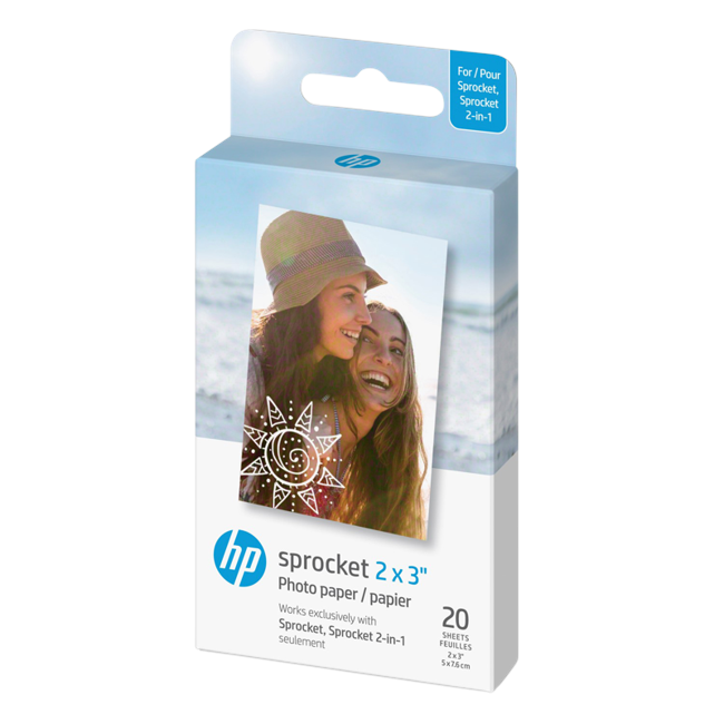 HP - Zink Paper Sprocket For Luna 2x3" - 20 Pack