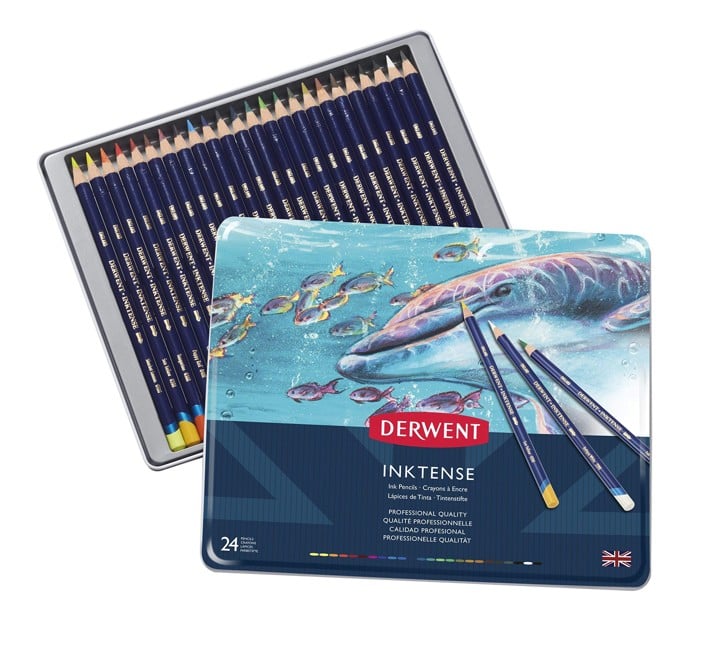 Derwent - Inktense Blýantar, 24 pcs