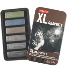 Derwent - XL Graphite Blocks, 6 Tin