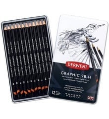 Derwent - Graphic Soft Pencils, 12 Tin