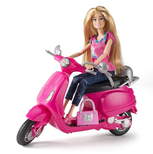 ​Judith - Pink Scooter with doll and accessories (61145)