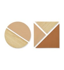 Nofred - Wooden Magnets Set - Sand
