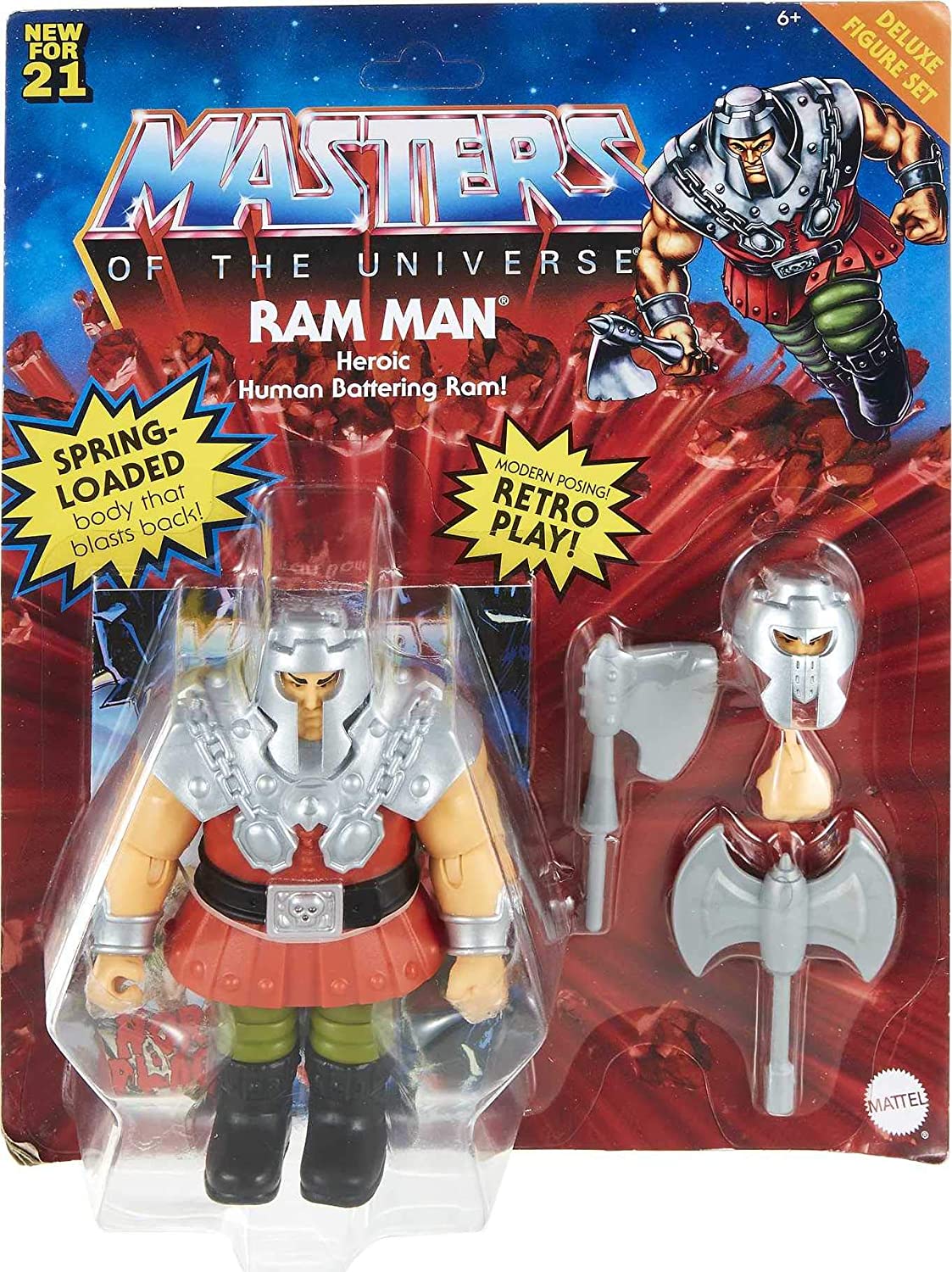 Masters Of The Universe - Origins 14 cm Deluxe Figure - Ram Man (GVL78)