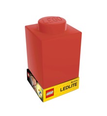 LEGO - Night Light w/LED - Silicone Brick - Red