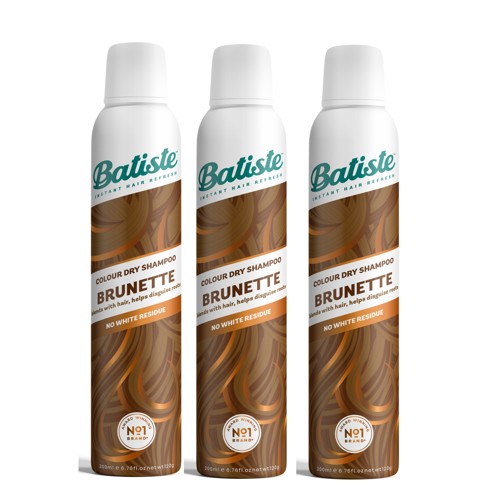 Batiste - Dry Shampoo Hint of Colour Medium Brunette 200ml x 3