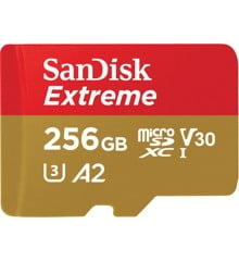 Sandisk - MicroSDXC Extreme 256GB - 160MB/s A2 C10 V30