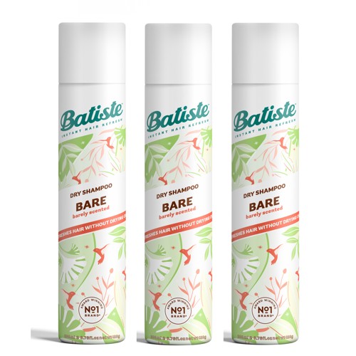 Batiste - Dry Shampoo Bare 200 ml x 3